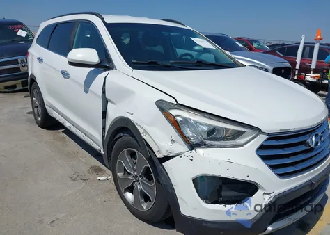 2016 Hyundai Santa Fe Se from USA, damaged, VIN KM8SM4HFXGU148930